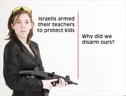 armed israeli teachers