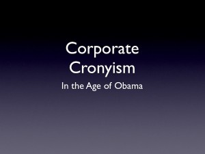corporate cronyism