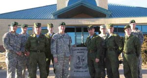 Russian and American troops at Fort Carson, May 2012