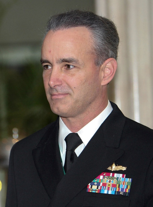 Admiral Gayouette provided surveillance for General Hamm's attempted rescue of Ambassador. He was discovered and arrested by his executive officer a CIA plant. 