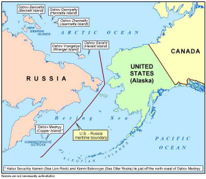 Don't forget about Obama's 2010 great giveaway of oil-rich Alaskan Islands which could be used as a prelude to invasion. 