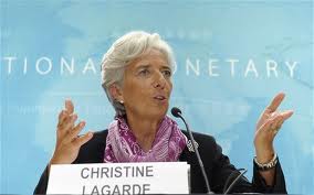 The ultimate "gold-digger", IMF Director, Christine Lagarde. 