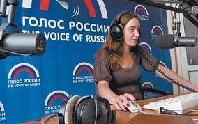 "CNN and FOX propagandists have nothing on us." Kate Zickel a host for the Voice of Russia. 