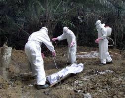 ebola burying dead bodies