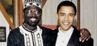 Muslim Brotherhood terrorist, Malik Obama and his half brother, the Present American President.