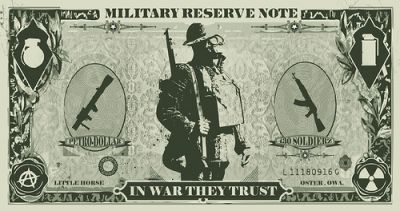 The "military reserve note" is how the BRICS like to refer to the dollar and it is their main target for assassination. 