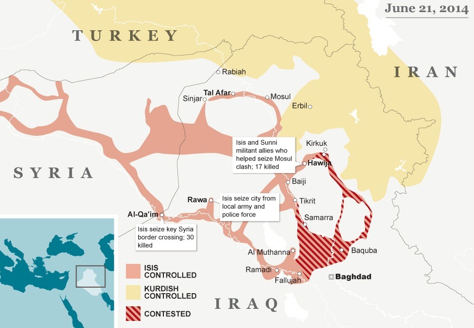 ISIS intrusion into Syria is no accident. 