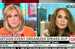 The founder and organizer of the "Draw a prophet" contest, Pam Geller. 