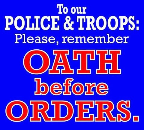 oath before orders