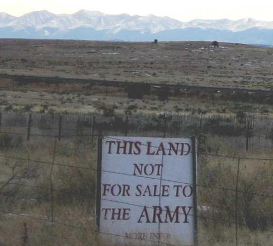 Extreme animosity has existed between Pnon Canyon area ranchers and Ft. Carson. 