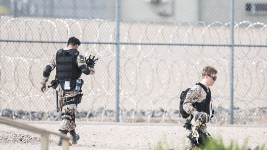 Arizona Governor Ducey reported that  "special forces" were brought in to control the situation. Special forces? Since when are special forces used for a prison riot unless they are Jade Helm special forces and are training for "other activities". 