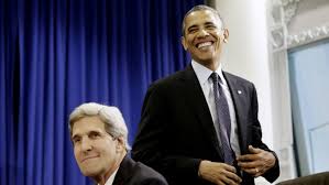 Secretary of State, John Kerry, and President Obama are "yucking it up" after setting up Americans up to be totally defenseless in the face of tyranny by obliterating the Second Amendment. 