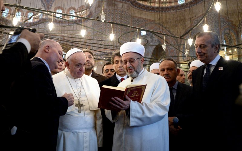 Christianity and Islam worship the same God according to the false prophet, the Pope.