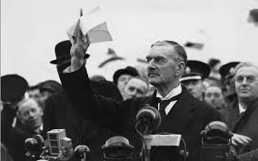 Following the Munich Accords, Neville Chamberlain mistakenly stated that "We have peace in our time".