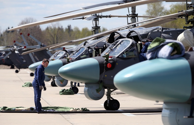 russian helicpters to egypt