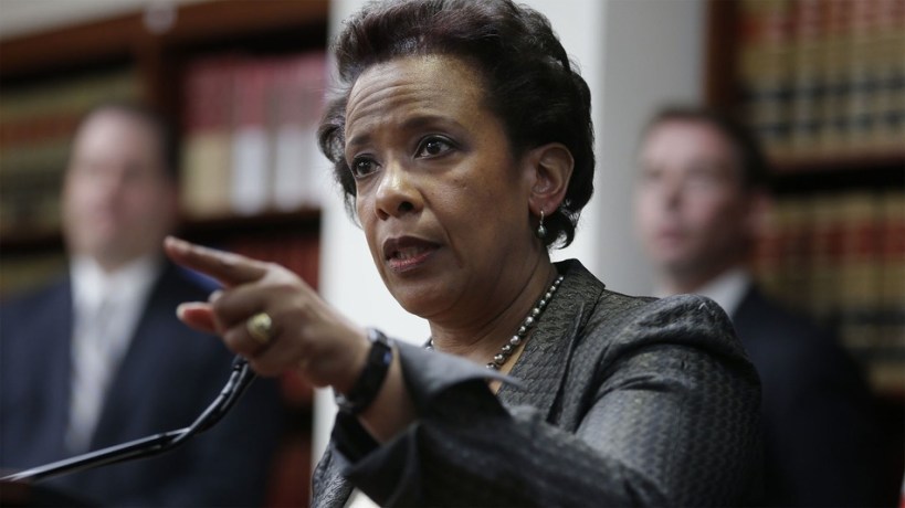 Attorney General Loretta Lynch, another criminal in the long line of Obama adminstration minions.