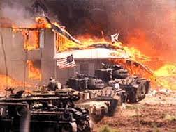 Innocent children were burned to death at Waco. 