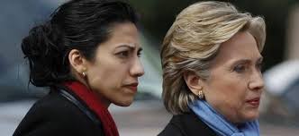 Clinton and her "friend" Abedin