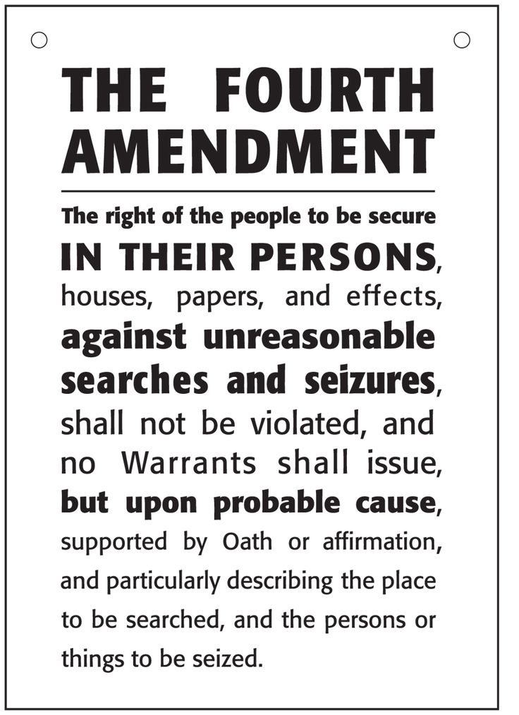 fourth amendment