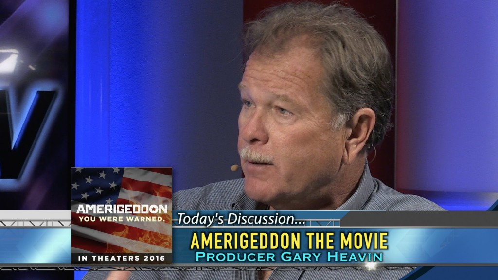 Gary Heavin, the producer of Amerigeddon. Now, the sole support for a million hurricane victims on Haiti. 