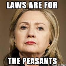 laws are for the peasants