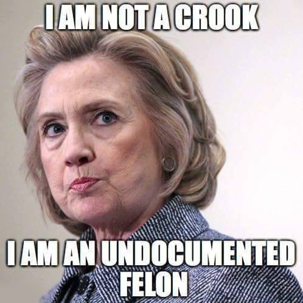 hillary undocumented felon