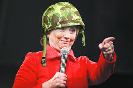 War is certain if she is elected.