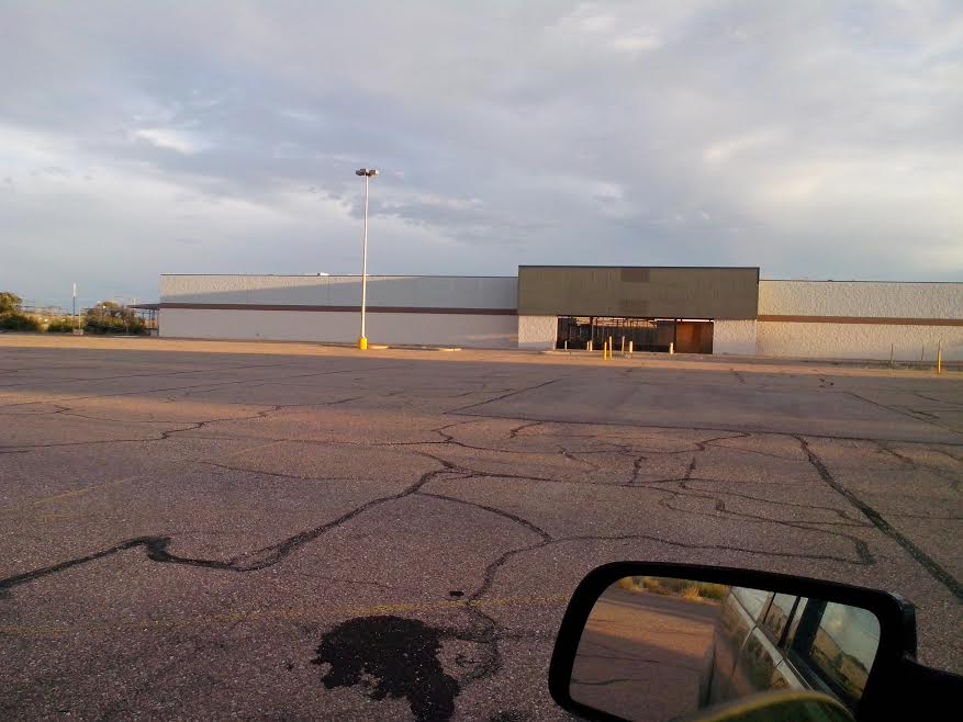 Closed Walmart in La Junta Colorado.. There are opening a new Walmart block away in a town that has a failing economy. 