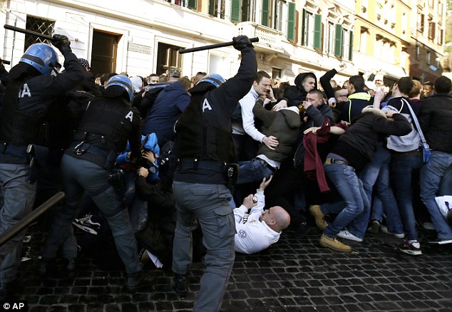 italians rioting