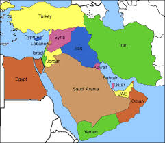 middle east map