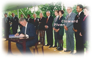 Cloward and Piven at the signing of NAFTA-Still think Free Trade Agreements are a good idea?